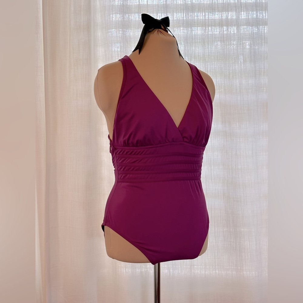 La Blanca | One Piece Swimsuit | Purple | Size 14